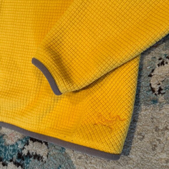 Arc'teryx Yellow Quarter Zip Pullover Fleece Womens S - Picture 4 of 5